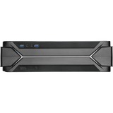 SilverStone RVZ03 Perfil bajo (Slimline) Negro, Caja HTPC negro, Perfil bajo (Slimline), PC, Negro, Mini-DTX, Mini-ITX, Plástico, Acero, 8,3 cm