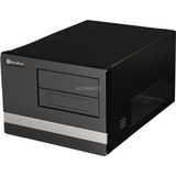 SilverStone SG02-F carcasa de ordenador Small Form Factor (SFF) Negro, Caja HTPC negro, Small Form Factor (SFF), PC, Acrílico, SECC, Micro-ATX, Negro, Hogar / Oficina, Minorista