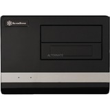 SilverStone SG02-F carcasa de ordenador Small Form Factor (SFF) Negro, Caja HTPC negro, Small Form Factor (SFF), PC, Acrílico, SECC, Micro-ATX, Negro, Hogar / Oficina, Minorista