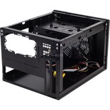 SilverStone SG05-LITE Cubo Negro, Caja de sobremesa negro, Cubo, PC, Negro, DTX, mini-ITX, Plástico, Acero, Juego