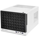 SilverStone SG13 Mini Tower Negro, Blanco, Caja cubo blanco/Negro, Mini Tower, PC, Negro, Blanco, Mini-ATX, Mini-DTX, Acero, 6,1 cm