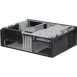 SilverStone SST-GD04B carcasa de ordenador HTPC Negro, Caja de sobremesa negro, HTPC, PC, Aluminio, SECC, DTX,Micro-ATX,Mini-ITX, Negro, 1x 120 mm,2x 120 mm, Minorista