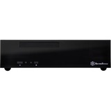 SilverStone SST-ML09B carcasa de ordenador HTPC Negro, Caja HTPC negro, HTPC, PC, Acrílico, De plástico, Acero, Mini-DTX, Mini-ITX, Negro, 0,8 mm