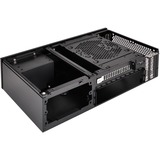 SilverStone SST-ML09B carcasa de ordenador HTPC Negro, Caja HTPC negro, HTPC, PC, Acrílico, De plástico, Acero, Mini-DTX, Mini-ITX, Negro, 0,8 mm