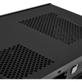 SilverStone SST-ML09B carcasa de ordenador HTPC Negro, Caja HTPC negro, HTPC, PC, Acrílico, De plástico, Acero, Mini-DTX, Mini-ITX, Negro, 0,8 mm