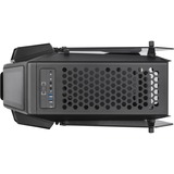 Thermaltake AH T200 Micro Torre Negro, Cajas de torre negro, Micro Torre, PC, Negro, Micro-ITX, Mini-ITX, SPCC, 15 cm
