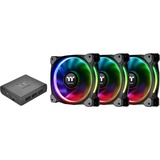 Thermaltake CL-F056-PL14SW-A sistema de refrigeración para ordenador Carcasa del ordenador Ventilador 14 cm Gris negro, Ventilador, 14 cm, 1400 RPM, 27,2 dB, 63,19 cfm, 1,53 m³/h