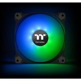 Thermaltake CL-F063-PL12SW-A sistema de refrigeración para ordenador Carcasa del ordenador Ventilador 12 cm Negro, Blanco negro, Ventilador, 12 cm, 500 RPM, 1500 RPM, 56,45 cfm, Negro, Blanco
