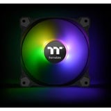 Thermaltake CL-F063-PL12SW-A sistema de refrigeración para ordenador Carcasa del ordenador Ventilador 12 cm Negro, Blanco negro, Ventilador, 12 cm, 500 RPM, 1500 RPM, 56,45 cfm, Negro, Blanco