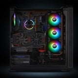 Thermaltake CL-F063-PL12SW-A sistema de refrigeración para ordenador Carcasa del ordenador Ventilador 12 cm Negro, Blanco negro, Ventilador, 12 cm, 500 RPM, 1500 RPM, 56,45 cfm, Negro, Blanco
