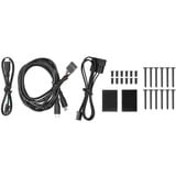 Thermaltake CL-F063-PL12SW-A sistema de refrigeración para ordenador Carcasa del ordenador Ventilador 12 cm Negro, Blanco negro, Ventilador, 12 cm, 500 RPM, 1500 RPM, 56,45 cfm, Negro, Blanco
