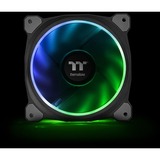 Thermaltake CL-F076-PL12SW-A sistema de refrigeración para ordenador Carcasa del ordenador Ventilador 12 cm Negro Ventilador, 12 cm, 1500 RPM, 24,7 dB, 24,7 sonio, 48,34 cfm