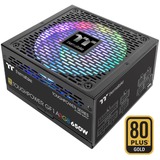 Thermaltake PS-TPD-0650F3FAGE-1 unidad de fuente de alimentación 650 W 20-pin ATX ATX Negro, Fuente de alimentación de PC negro, 650 W, 100 - 240 V, 780 W, 50/60 Hz, 10 A, Activo