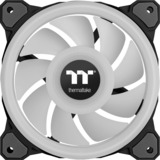 Thermaltake Riing Quad 12 RGB Carcasa del ordenador Ventilador 12 cm Negro negro, Ventilador, 12 cm, 500 RPM, 1500 RPM, 25,2 dB, 40,9 cfm