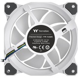 Thermaltake Riing Quad 14 RGB Carcasa del ordenador Ventilador 14 cm Blanco blanco, Ventilador, 14 cm, 500 RPM, 1400 RPM, 26,1 dB, 60,17 cfm