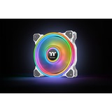 Thermaltake Riing Quad 14 RGB Carcasa del ordenador Ventilador 14 cm Blanco blanco, Ventilador, 14 cm, 500 RPM, 1400 RPM, 26,1 dB, 60,17 cfm