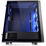 Thermaltake Versa J25 TG RGB Midi Tower Negro, Cajas de torre negro, Midi Tower, PC, Negro, ATX, micro ATX, Mini-ITX, SPCC, Ventiladores de la caja, Frente