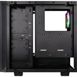 Thermaltake View 21 TG RGB Plus Midi Tower Negro, Cajas de torre negro, Midi Tower, PC, Negro, ATX, micro ATX, Mini-ATX, SPCC, Vidrio templado, Juego