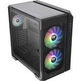 Thermaltake View 51 TG ARGB Midi Tower Negro, Cajas de torre negro, Midi Tower, PC, Negro, ATX, EATX, micro ATX, Mini-ITX, Acero, Juego