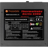 Thermaltake W0393RE unidad de fuente de alimentación 630 W 20+4 pin ATX ATX Negro, Fuente de alimentación de PC negro, 630 W, 100 - 240 V, 700 W, 50 - 60 Hz, 10 A, Activo, Minorista
