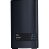 WD My Cloud EX2 Ultra NAS Escritorio Ethernet Negro Armada 385 negro, NAS, Escritorio, Marvell, Armada 385, Negro