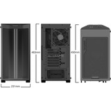 be quiet! Pure Base 500DX Escritorio Negro, Cajas de torre negro, Escritorio, PC, Negro, ATX, micro ATX, Mini-ATX, Acrilonitrilo butadieno estireno (ABS), Acero, Vidrio templado, Azul, Verde, Rojo