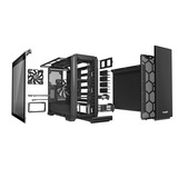 be quiet! Silent Base 601 Window Midi Tower Negro, Cajas de torre negro, Midi Tower, PC, Negro, ATX, EATX, micro ATX, Mini-ITX, Acrilonitrilo butadieno estireno (ABS), SECC, Vidrio templado, Unidad de disco duro