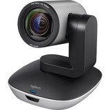 Logitech 960-001057 sistema de video conferencia Sistema de vídeoconferencia en grupo, Webcam negro/Plateado, Sistema de vídeoconferencia en grupo, Full HD, 30 pps, 90°, 10x, Negro, Gris