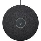 Logitech 989-000430 micrófono Grafito Micrófono de superficie para mesa negro, Micrófono de superficie para mesa, -27 dB, 90 - 16000 Hz, 48 kHz, Omnidireccional, 4,5 m