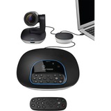 Logitech Group sistema de video conferencia Sistema de vídeoconferencia en grupo, Webcam negro/Plateado, Sistema de vídeoconferencia en grupo, Full HD, 30 pps, 90°, 10x, Negro, Gris
