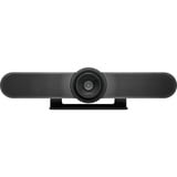 Logitech MeetUp sistema de video conferencia, Webcam negro, 4K Ultra HD, 30 pps, 120°, Negro
