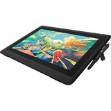 Wacom Cintiq 16 tableta digitalizadora Negro 5080 líneas por pulgada 344,16 x 193,59 mm, Tableta gráfica negro, Alámbrico, 5080 líneas por pulgada, 344,16 x 193,59 mm, Pluma, Goma de silicona, 39,6 cm (15.6")