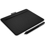 Wacom Intuos S tableta digitalizadora Negro 2540 líneas por pulgada 152 x 95 mm USB, Tableta gráfica negro, Alámbrico, 2540 líneas por pulgada, 152 x 95 mm, USB, 7 mm, Pluma