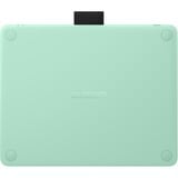 Wacom Intuos S tableta digitalizadora Negro, Verde 2540 líneas por pulgada 152 x 95 mm USB/Bluetooth, Tableta gráfica verde claro, Inalámbrico y alámbrico, 2540 líneas por pulgada, 152 x 95 mm, USB/Bluetooth, 7 mm, Pluma