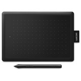 Wacom One by Small tableta digitalizadora Negro 2540 líneas por pulgada 152 x 95 mm USB, Tableta gráfica negro/Rojo, Alámbrico, 2540 líneas por pulgada, 152 x 95 mm, USB, Pluma, Negro