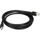 Zebra CBA-U46-S07ZAR accesorio para lector de código de barras, Cable gris, Negro, USB A, 2 m, LI36X8