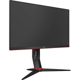 AOC G2 24G2U/BK pantalla para PC 60,5 cm (23.8") 1920 x 1080 Pixeles Full HD LED Negro, Rojo, Monitor de gaming negro, 60,5 cm (23.8"), 1920 x 1080 Pixeles, Full HD, LED, 1 ms, Negro, Rojo