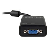 DeLOCK 61848 adaptador de cable de vídeo 0,125 m VGA (D-Sub) DisplayPort Negro negro, 0,125 m, VGA (D-Sub), DisplayPort, Macho, Hembra, Negro