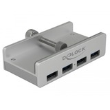 DeLOCK 64046 hub de interfaz USB 3.2 Gen 1 (3.1 Gen 1) Type-A 5000 Mbit/s Plata, Hub USB USB 3.2 Gen 1 (3.1 Gen 1) Type-A, USB 3.2 Gen 1 (3.1 Gen 1) Type-A, 5000 Mbit/s, Plata, Metal, Windows 10, Windows 10 Education, Windows 10 Education x64, Windows 10 Enterprise, Windows 10...