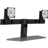 Dell Soporte Pro para dos monitores - MDS19, Soporte de pie negro, 6 kg, 48,3 cm (19"), 68,6 cm (27"), 100 x 100 mm, Ajustes de altura, Aluminio, Negro
