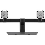 Dell Soporte Pro para dos monitores - MDS19, Soporte de pie negro, 6 kg, 48,3 cm (19"), 68,6 cm (27"), 100 x 100 mm, Ajustes de altura, Aluminio, Negro