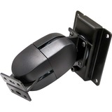 Ergotron 100 Series Double Pivot 61 cm (24"), Soporte de pared negro, 61 cm (24"), 10,4 kg, 75 x 75 mm, 100 x 100 mm, 0 - 180°, Metal