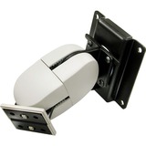 Ergotron 100 Series Double Pivot 61 cm (24"), Soporte de pared negro, 61 cm (24"), 10,4 kg, 75 x 75 mm, 100 x 100 mm, 0 - 180°, Metal