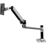 Ergotron LX Series Desk Mount LCD Arm 86,4 cm (34") Negro Escritorio, Soporte de monitor plateado, 11,3 kg, 86,4 cm (34"), 75 x 75 mm, 100 x 100 mm, Negro