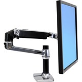 Ergotron LX Series Desk Mount LCD Arm 86,4 cm (34") Negro Escritorio, Soporte de monitor plateado, 11,3 kg, 86,4 cm (34"), 75 x 75 mm, 100 x 100 mm, Negro