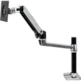 Ergotron LX Series Desk Mount LCD Arm, Tall Pole 86,4 cm (34") Negro Escritorio, Soporte de monitor aluminio, Tall Pole, 11,3 kg, 86,4 cm (34"), 75 x 75 mm, 100 x 100 mm, Negro