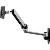 Ergotron LX Series LX Wall Mount LCD Arm 86,4 cm (34") Aluminio Pared, Soporte de pared plateado, 11,3 kg, 86,4 cm (34"), 75 x 75 mm, 100 x 100 mm, Aluminio