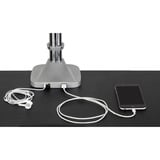 ICY BOX IB-MS505-TI 81,3 cm (32") Escritorio Negro, Plata, Soporte de monitor plateado/Negro, Abrazadera, 21 kg, 81,3 cm (32"), 75 x 75 mm, 100 x 100 mm, Negro, Plata