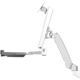 ICY BOX IB-MS600-W 61 cm (24") Pared Gris, Plata, Blanco, Soporte de monitor blanco, 8 kg, 61 cm (24"), 75 x 75 mm, 100 x 100 mm, Ajustes de altura, Gris, Plata, Blanco