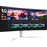 LG 38WN95C-W pantalla para PC 96,5 cm (38") 3840 x 1600 Pixeles UltraWide Quad HD Negro, Plata, Blanco, Monitor de gaming negro (mate), 96,5 cm (38"), 3840 x 1600 Pixeles, UltraWide Quad HD, 1 ms, Negro, Plata, Blanco